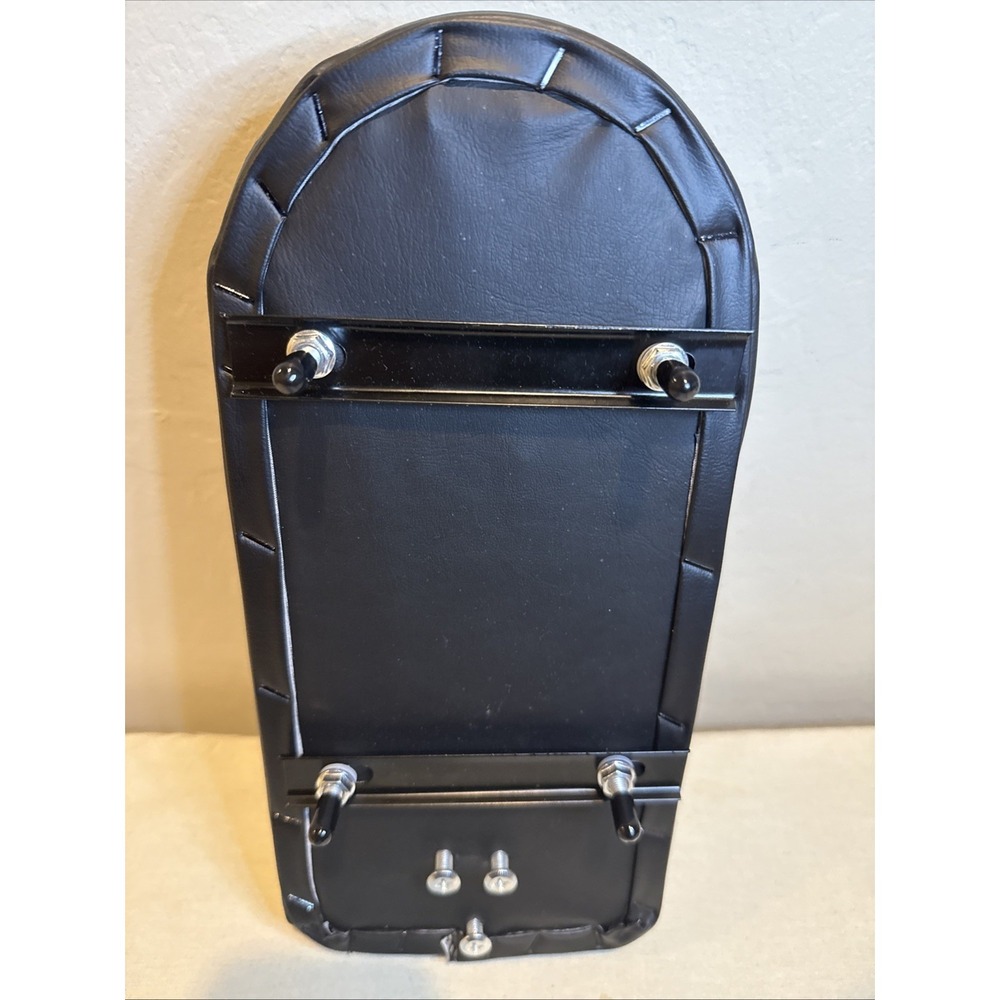 Bike Padded Rear Cargo Rack Passenger Seat Cushion Pillion w/ Mounting Hardware